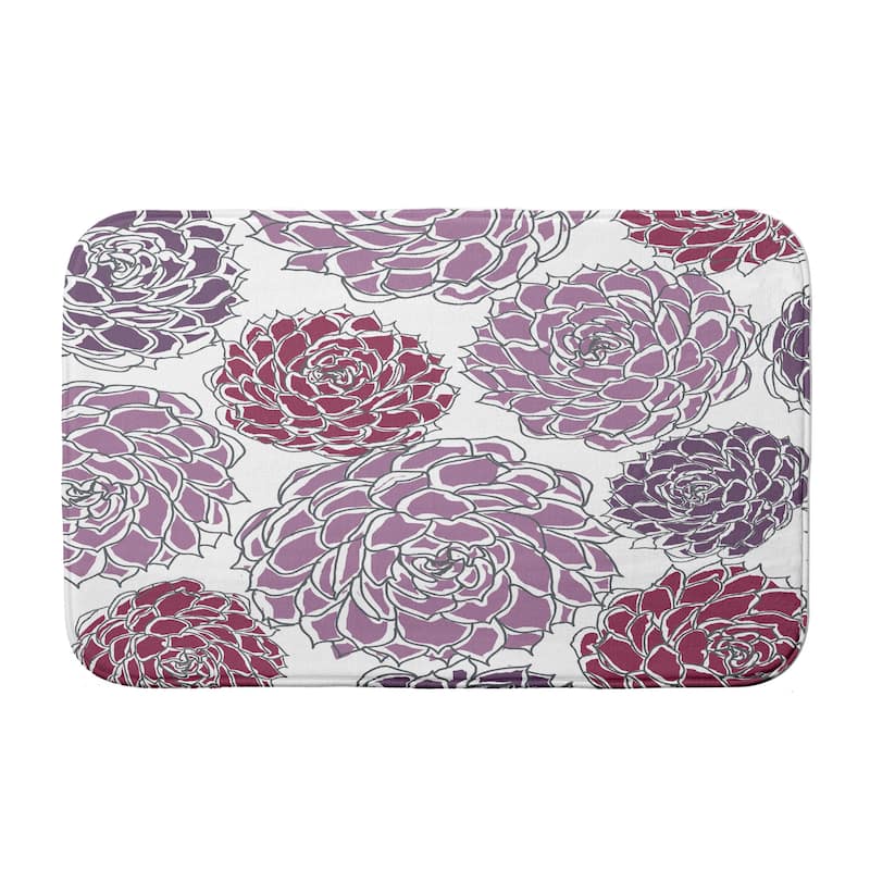Olivia Bath Mat - 17 x 24 - Purple