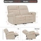 preview thumbnail 3 of 118, MCombo 64.6" Wall Hugger Power Loveseat Fabric Recliner Sofa with USB Ports