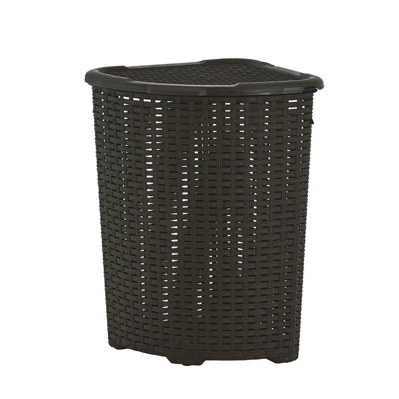 Wicker Corner Hamper - 50 Liter