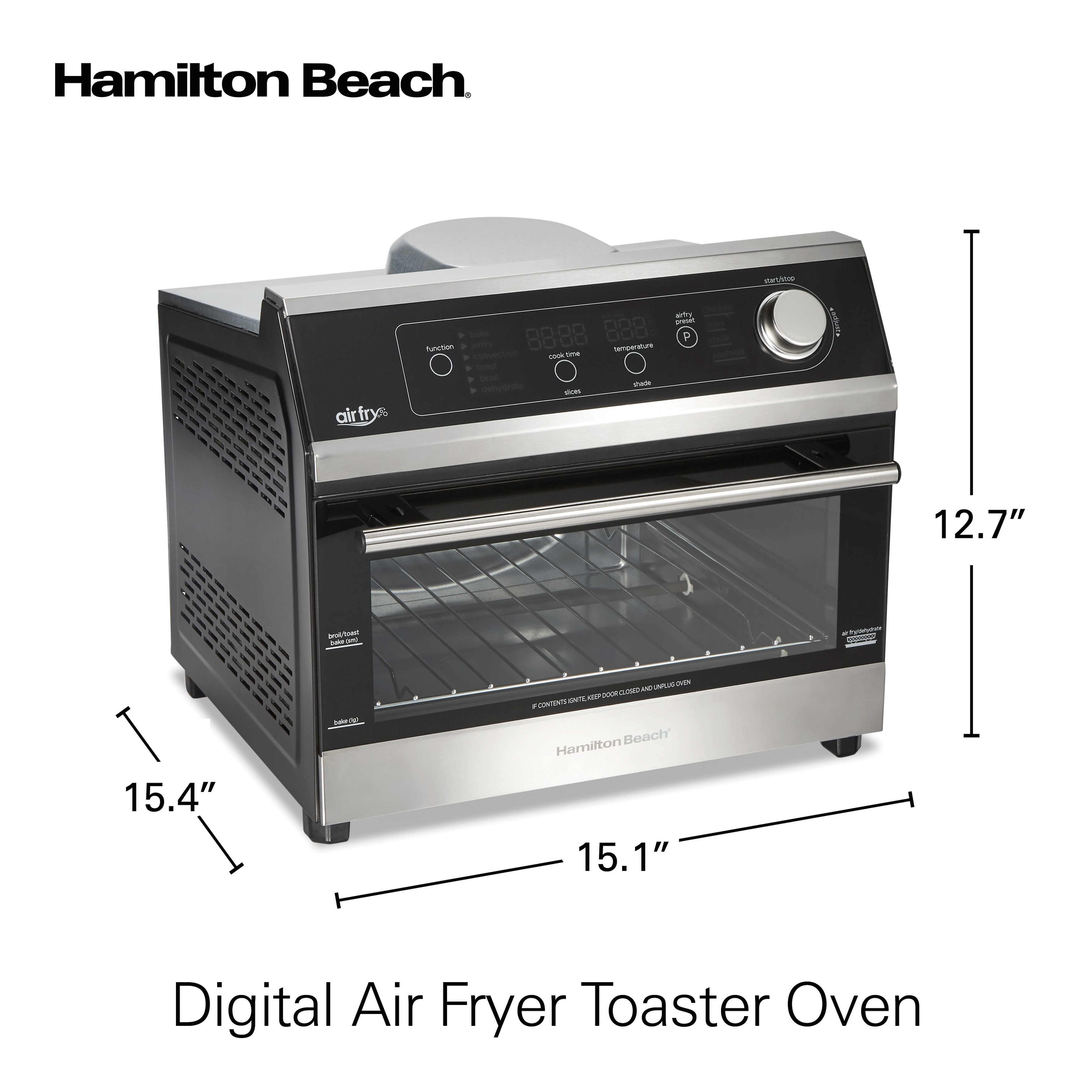 Hamilton beach 6 deals slice convection toaster oven