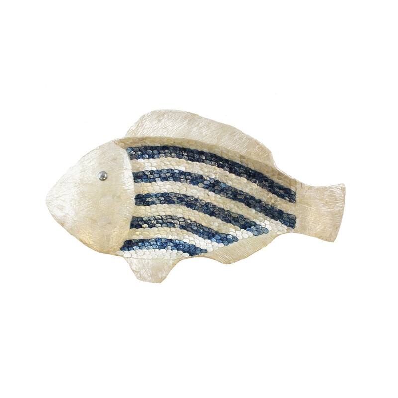 Large Capiz Fish Tray