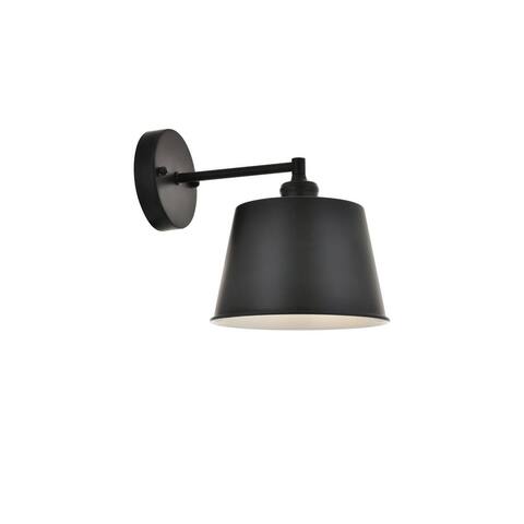 Nota 1 light black Wall Sconce - One Size