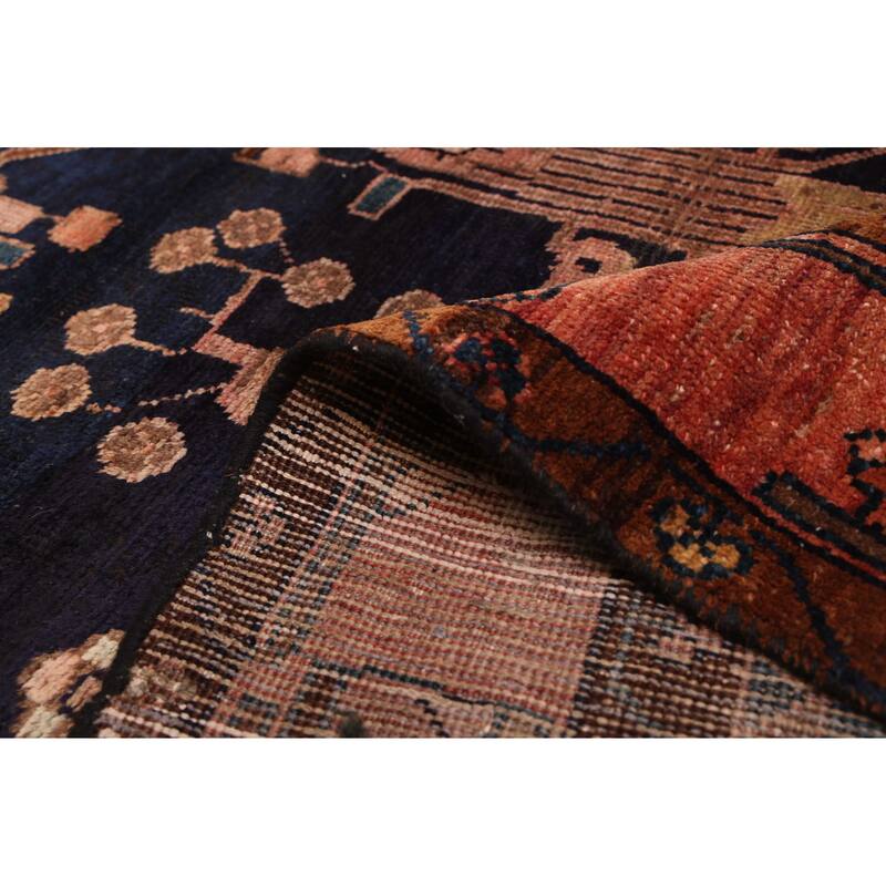 ECARPETGALLERY Hand-knotted Andelz Navy Wool Rug - 5'5 x 9'10