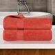 preview thumbnail 2 of 68, Superior Absorbent Zero Twist Cotton Bath Towel (Set of 2) Brick