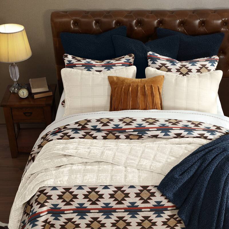 Tasha Polizzi for Paseo Road Mariella Western Aztec Chenille 3 Piece Comforter Set