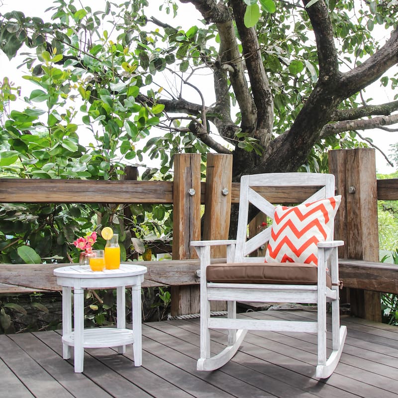 Cambridge Casual Alston Wood Outdoor Side Table