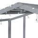 preview thumbnail 15 of 15, Twin Size Loft House Bed with Ladder, Slide and Light Strip, Grey