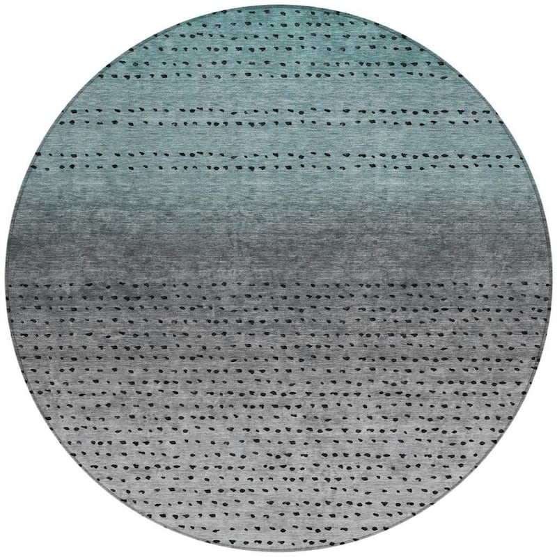 HomeRoots Abstract Transitional Rectangle Outdoor Rug