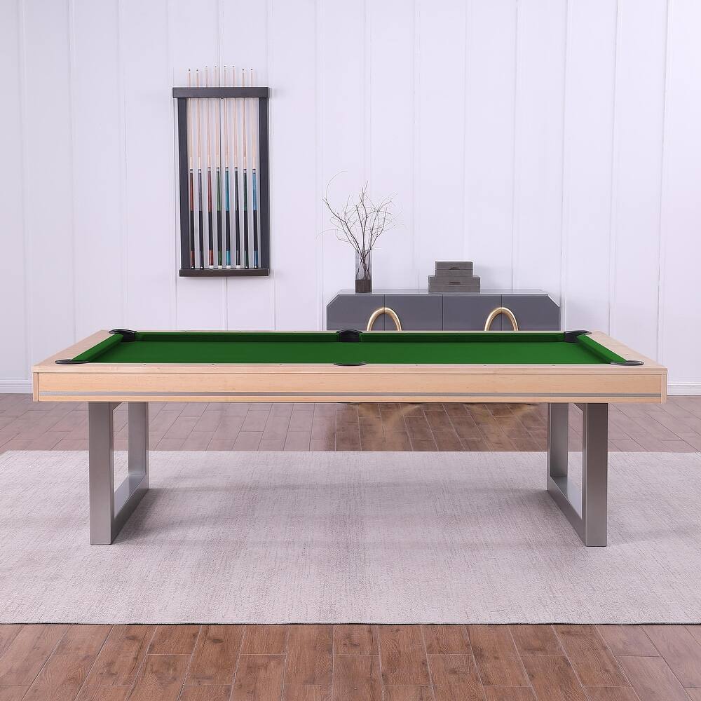 Maple Harmony 8ft Billiard Slate Pool Table with Dining Top