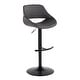 preview thumbnail 36 of 144, Silver Orchid Svellingen Adjustable Bar Stool with Rounded T Footrest - Set of 2