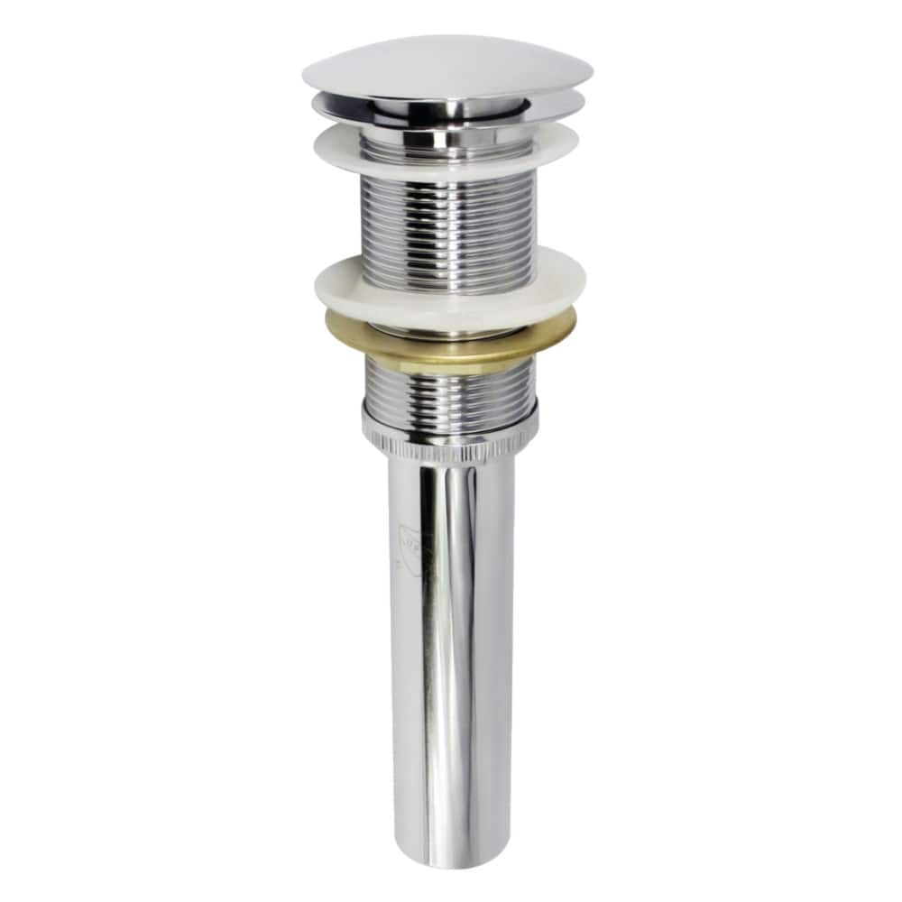 Coronet Brass Push Pop-Up Bathroom Sink Drain