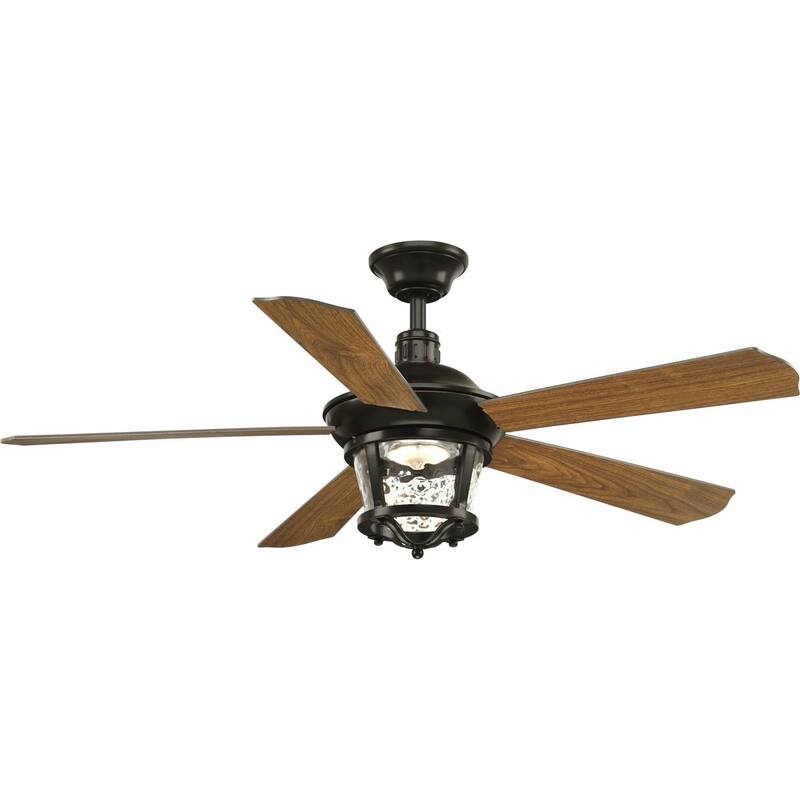 Smyrna Collection Indoor Outdoor 52" Five Blade Ceiling Fan - 10.750" x 23.870" x 14.120" - 10.750" x 23.870" x 14.120"