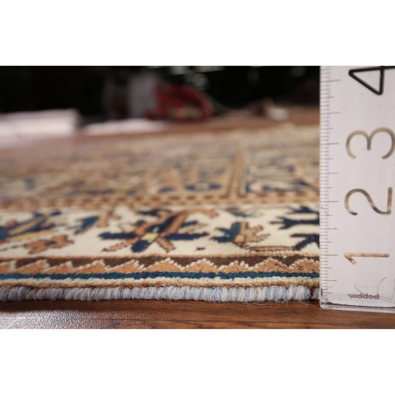 Garden Design Bakhtiari Persian Vintage Rug Hand-Knotted Wool Carpet - 5'3" x 9'9"