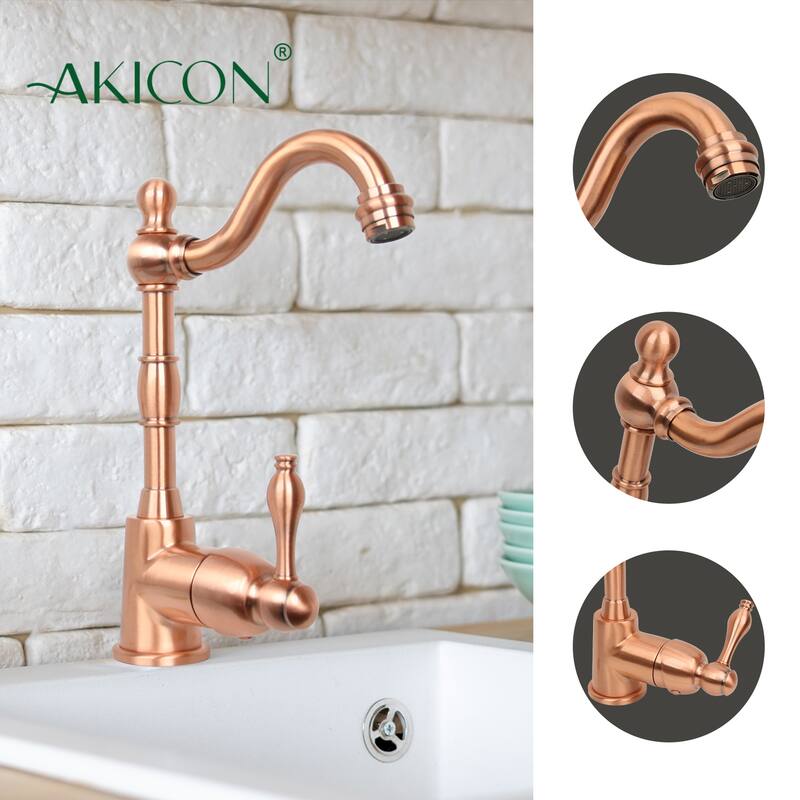 One-Handle Widespread Kitchen Bar Faucet