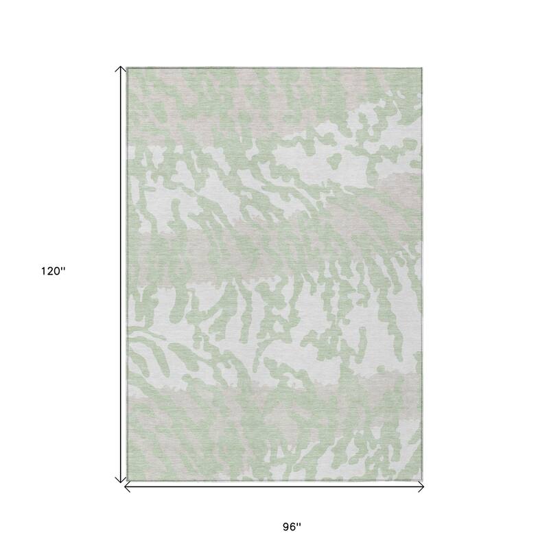 HomeRoots Animal Print Transitional Rectangle Outdoor Rug