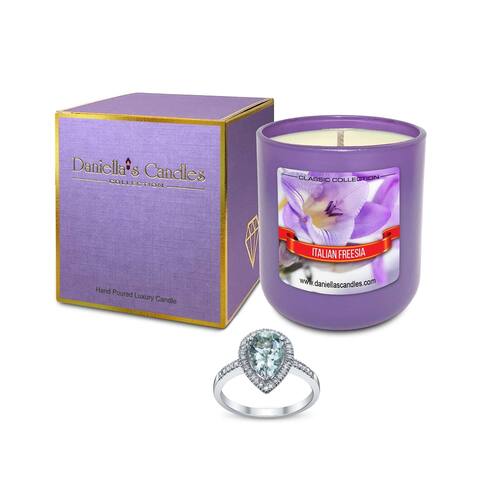 DANIELLA'S CANDLES Italian Freesia Jewelry Candle - Ring Size 7