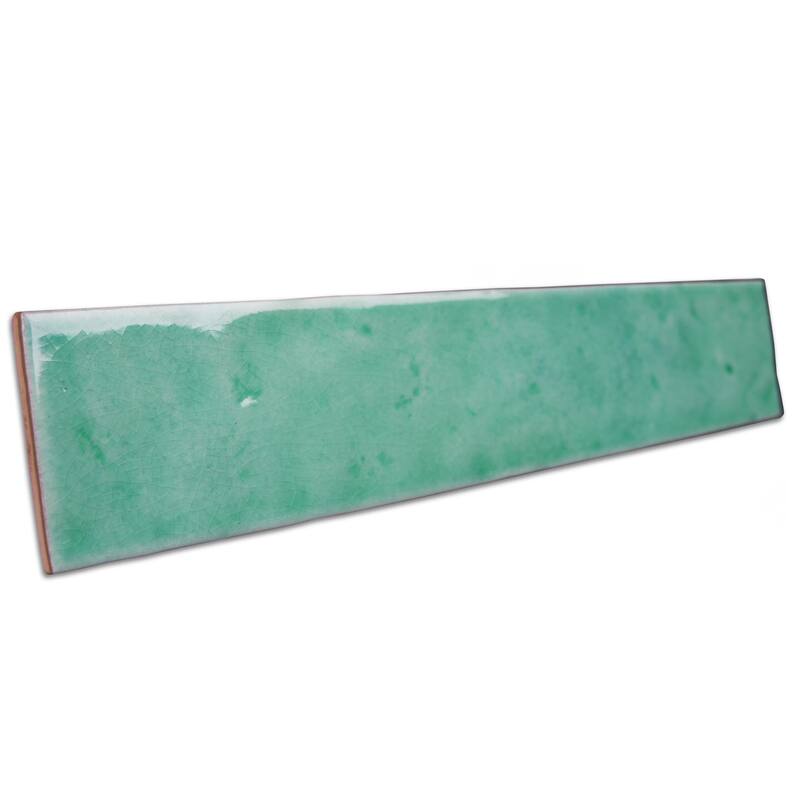 Merola Tile Menorca Aqua 2-1/2" x 12-7/8" Ceramic Wall Tile