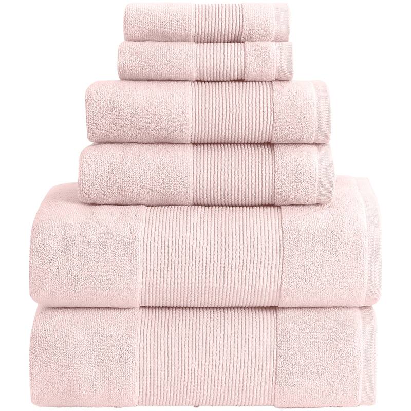 Modern Threads Air Cloud 6-Piece Bath Towel Set