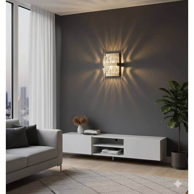 10" Gold Stainless Steel LED Wall Sconce