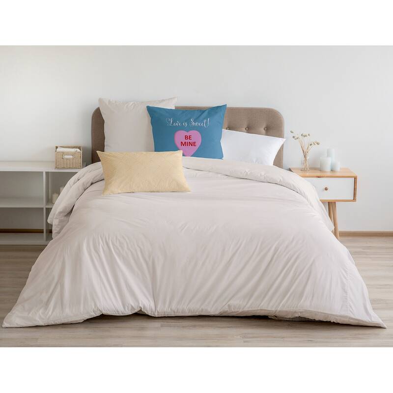 Love Is Sweet Valentines Day Decorative Throw Pillow