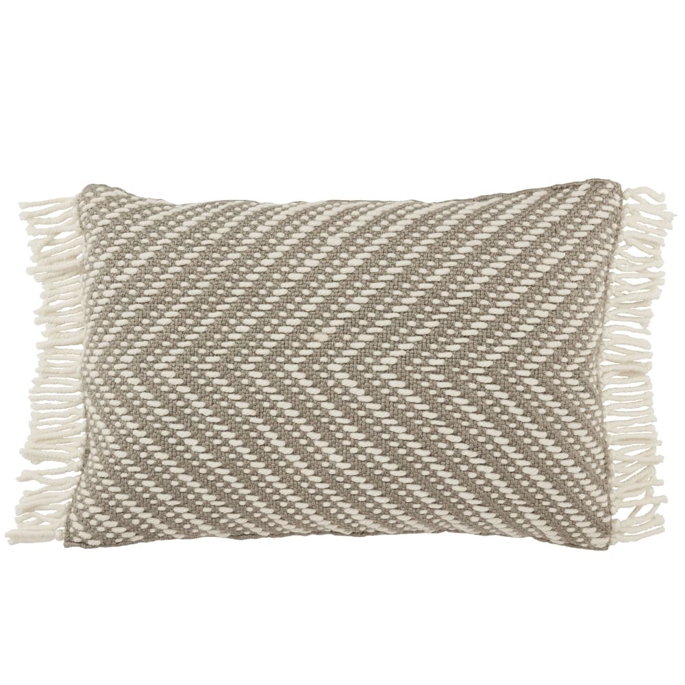 Austar Chevron Indoor/ Outdoor Lumbar Pillow