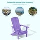 preview thumbnail 41 of 60, BONOSUKI Patio Adirondack Chairs Weather-resistant(Set of 2)