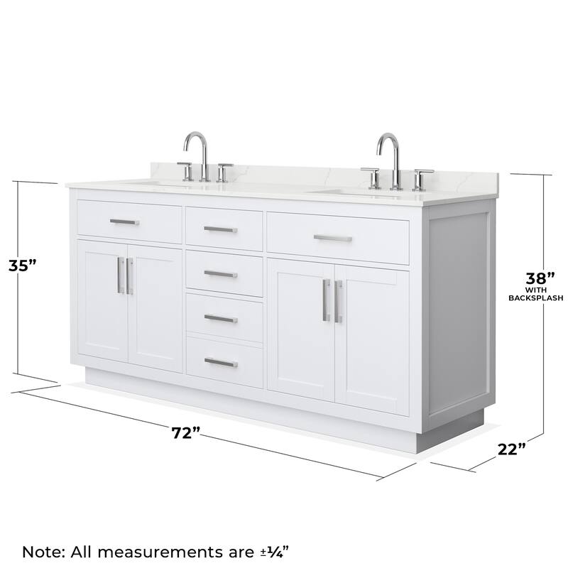 Wyndham Collection WCG262672D-QTZ-US3MXX Beckett TK 72" Free Standing