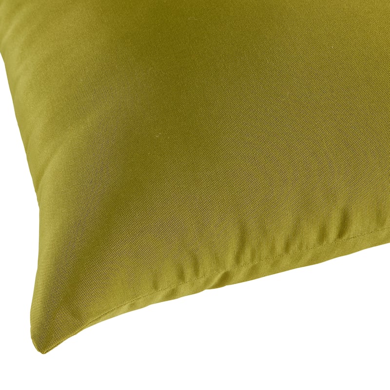 Kiwi Green Outdoor 17-inch Accent Pillow (Set of 2) by Greendale Home Fashions