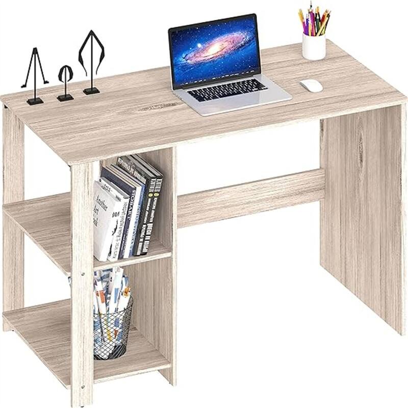 Home Office Computer Desk with Shelves