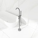 preview thumbnail 17 of 54, Freestanding Double Handle Clawfoot Tub Faucet - 8" x 47"