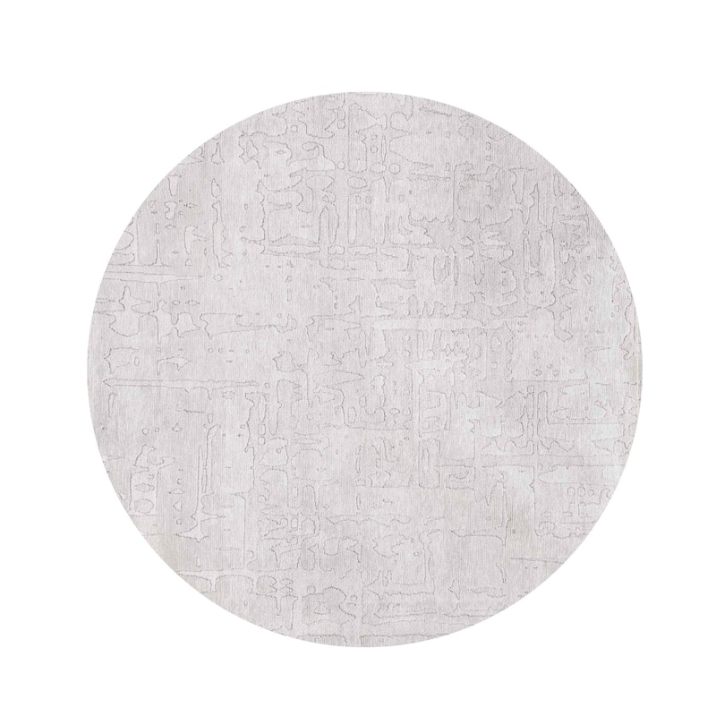 Kovaf Geometric Abstract Modern Non Skid Woven Area Rug By HomeRoots - 48' X '48' X '0.2