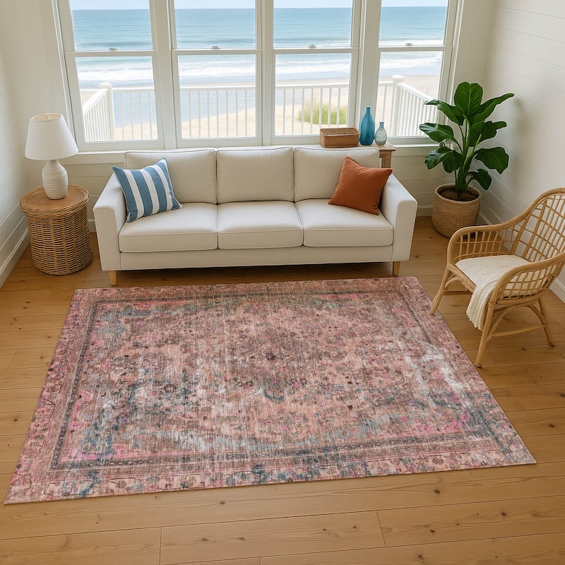 Premium Washable Super Soft Vintage Traditional Mayfield Rug