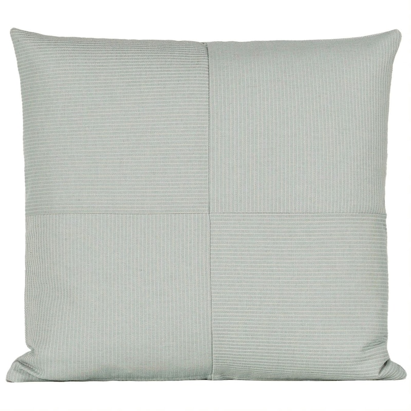 Redeem Stripe Eco-friendly 4-Patch Throw Pillow