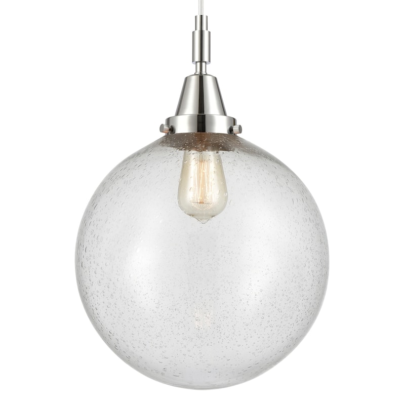 Innovations Lighting 447-1P-G204-12 Beacon 12" Wide Pendant with - Polished Chrome