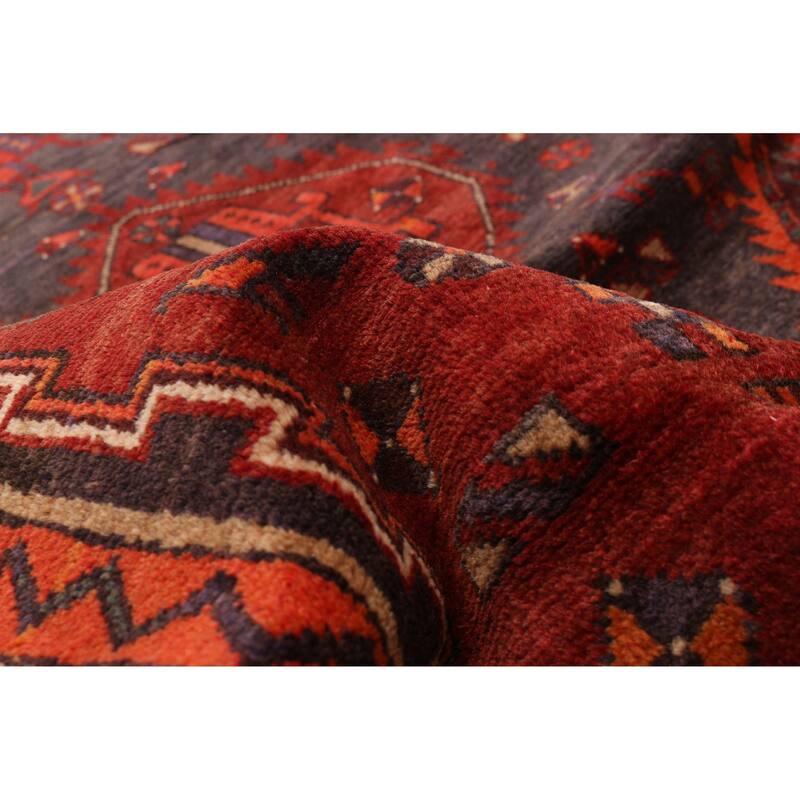 ECARPETGALLERY Hand-knotted Andelz Red Wool Rug - 4'8 x 8'6