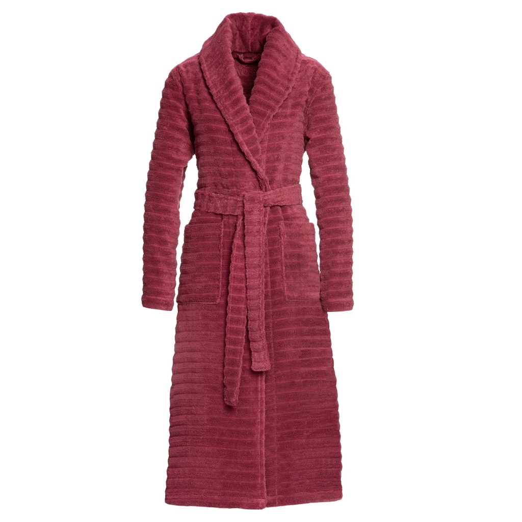 VOSSEN 'Coco' Wavy Pattern Bathrobe