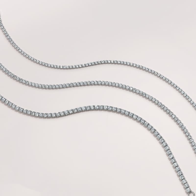 Auriya 14K Gold Lab Grown Round Diamond Tennis Bracelet 1.00 to 4.00ct. tw. (E-F VS)