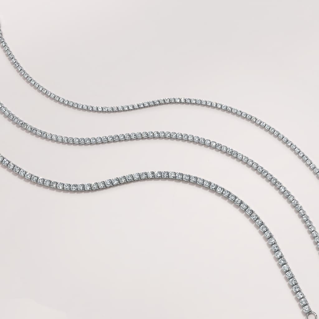 Auriya 14K Gold Lab Grown Round Diamond Tennis Bracelet 1.00 to 4.00ct. tw. (E-F VS)