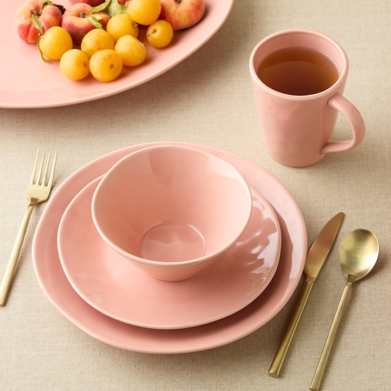 Certified International Desert Rose 11" Dinner Plates,Set of 4 - 11'' W x 11'' D x 1.25'' H