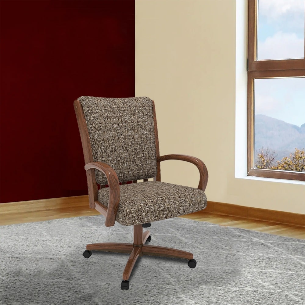 Chromcraft dining 2025 chairs with casters