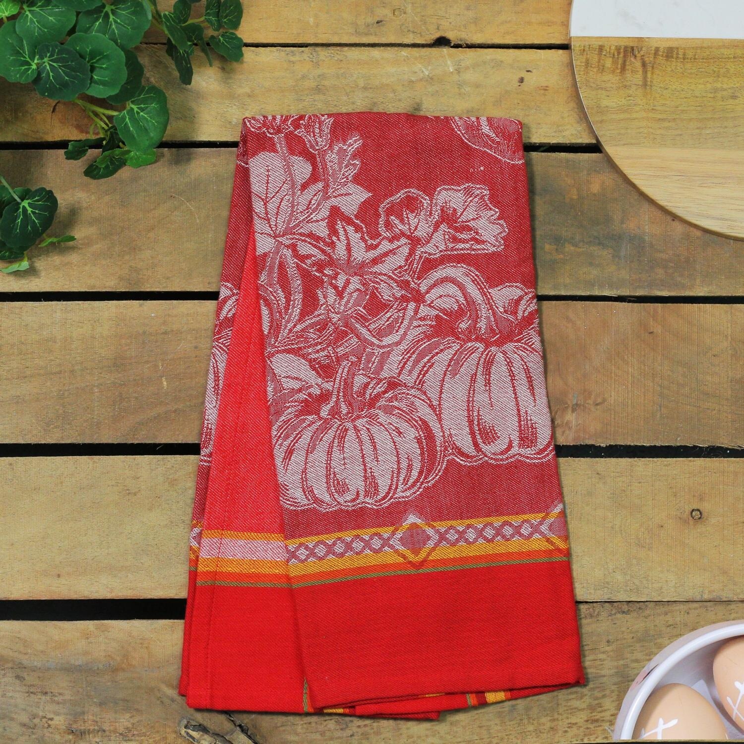 Shop 28 Autumn Harvest Red Jacquard Decorative Pumpkin Patch