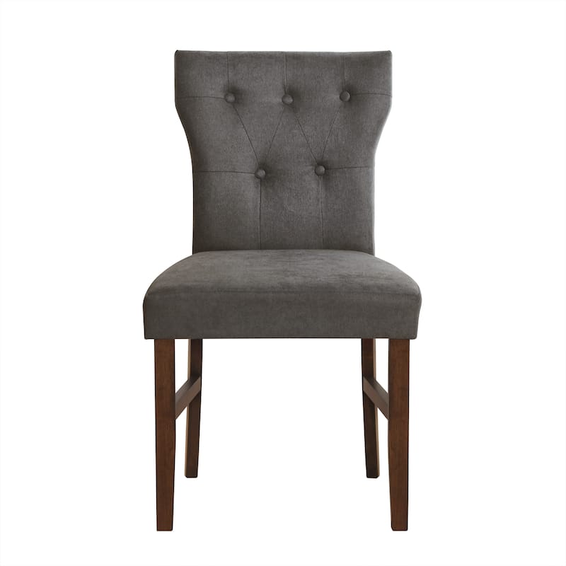 CraftPorch Mid-Century Modern 5-Piece Wooden Dining Chair - Dark Grey