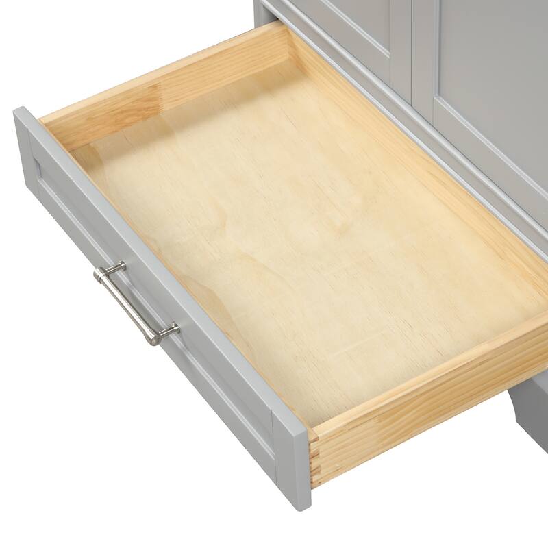 Blossom Copenhagen 30" Bathroom Vanity with Marble Top, Sink & Mirror