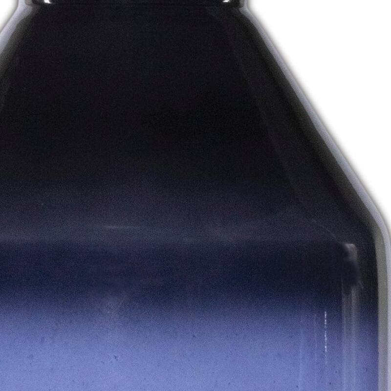 7" Blue Ombre Glass Cylinder Table Vase - 4.75