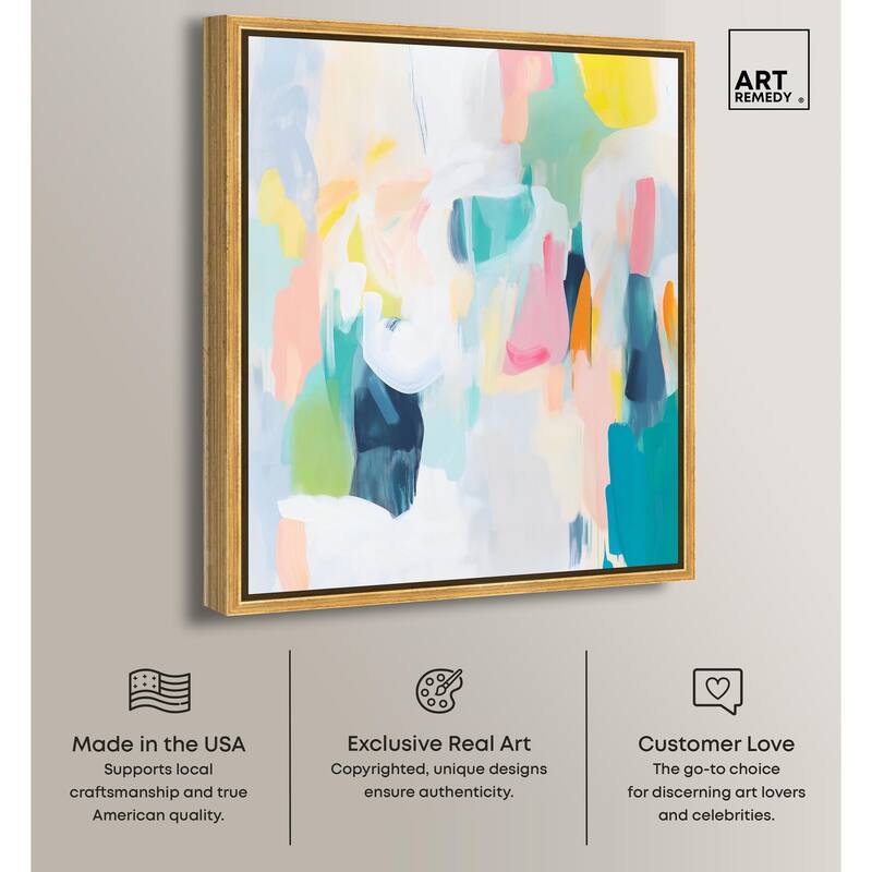 Layered Lush I Canvas by Art Remedy