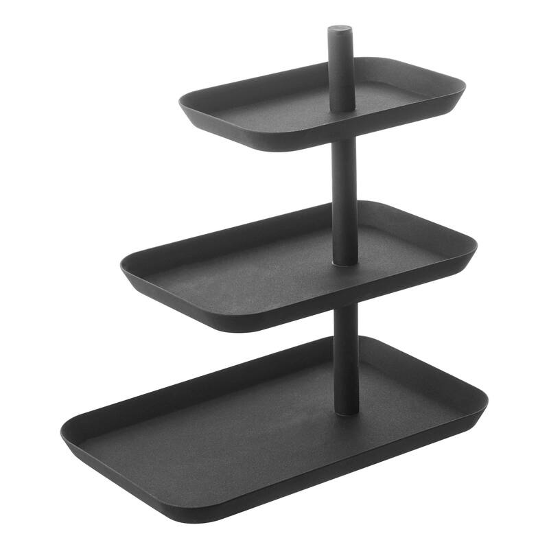 Yamazaki Home Serving Stand, Steel - L 6.18 x W 9.72 x H 10.12 inches