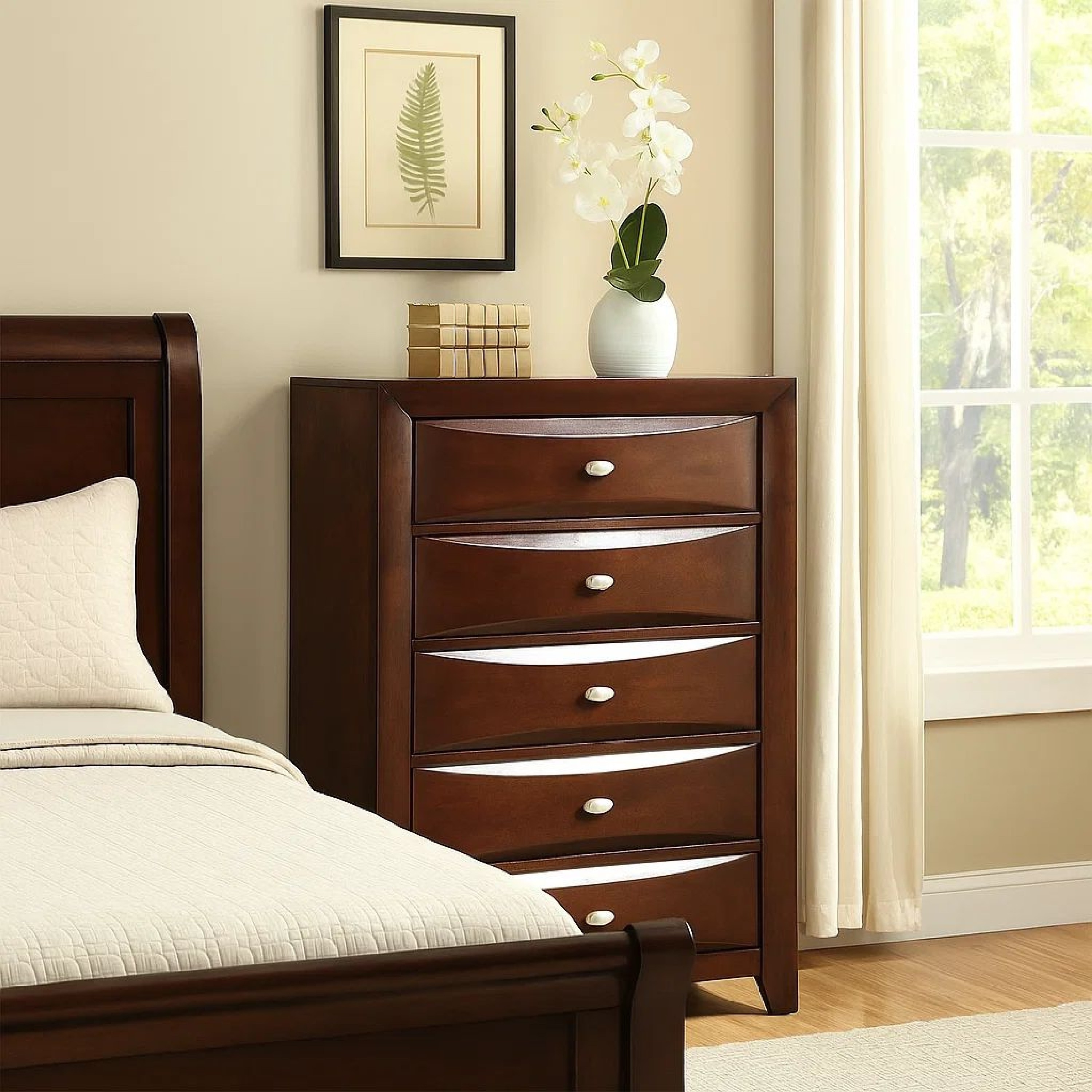 blue dress for baby girl Weston Live Edge Tall Dresser, 6 Drawer