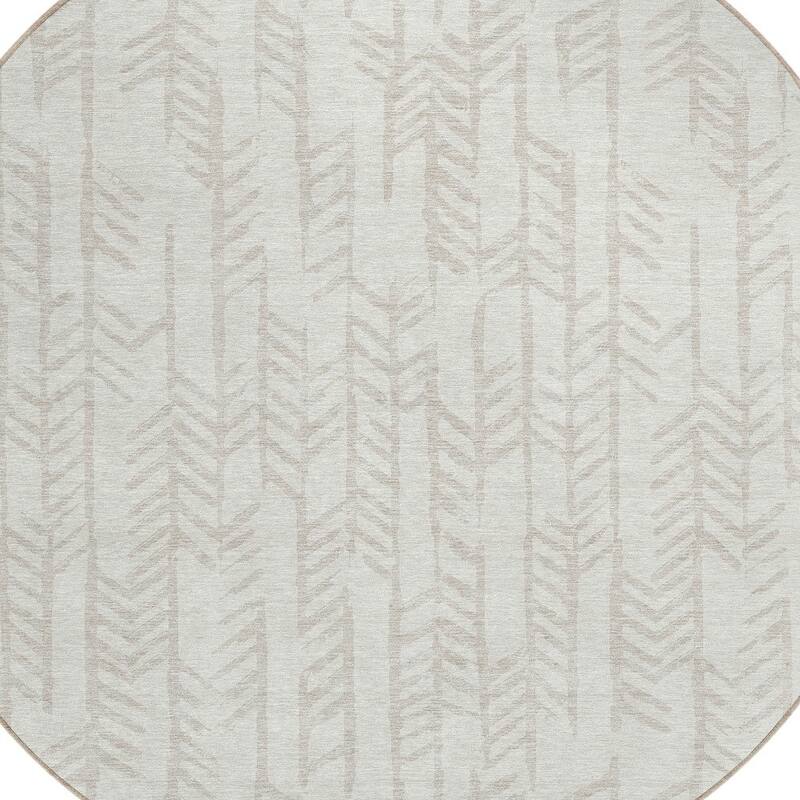HomeRoots Tribal Transitional Rectangle Outdoor Rug