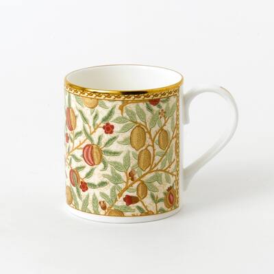 Roy Kirkham LARCH MUG-POMEGRANATE - Set of 2 Bone China Made in England