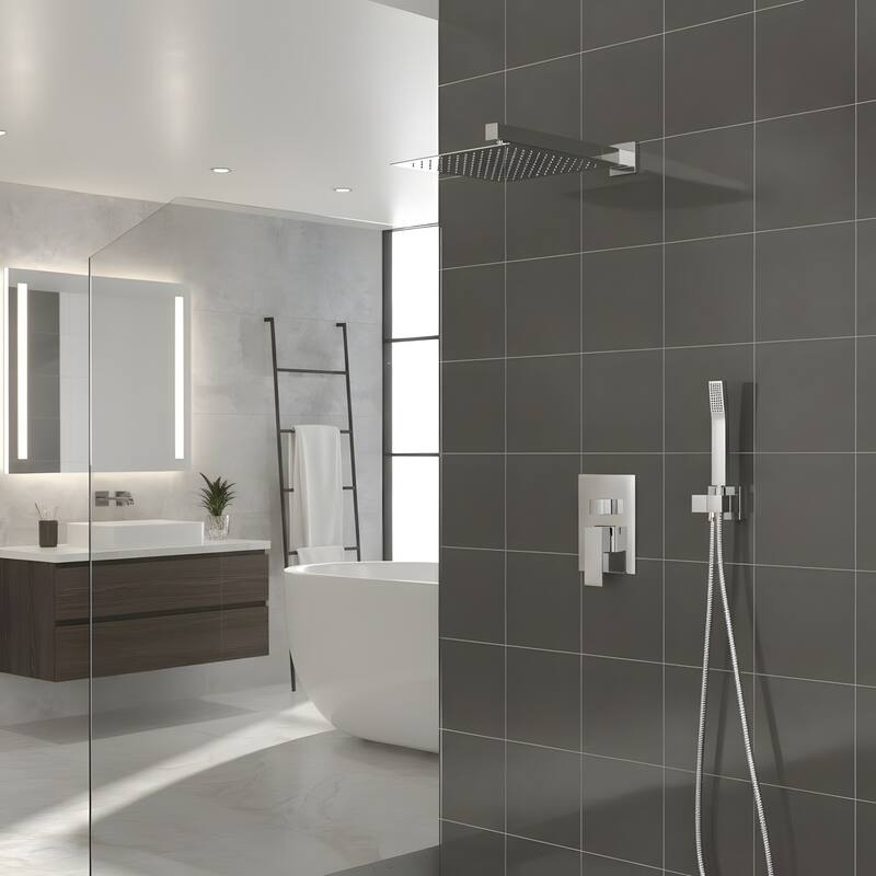 Wall Mounted Dual Shower Head Shower Set